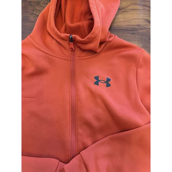 Under Armour Youth Athletic Hoodies (2) Youth Medium Red And Blue Full Zip - Picture 4 of 7